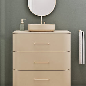 Serenia Rise Single Set - Corian® Sink & Countertop with 3 Drawers - ROVALUX