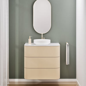 Serenia Rise Single Set - Corian® Sink & Countertop with 3 Drawers - ROVALUX