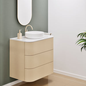 Serenia Rise Single Set - Corian® Sink & Countertop with 3 Drawers - ROVALUX