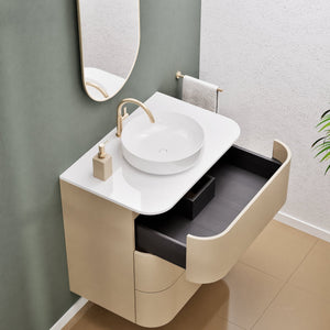 Serenia Rise Single Set - Corian® Sink & Countertop with 3 Drawers - ROVALUX