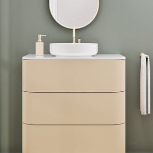 Serenia Rise Single Set - Corian® Sink & Countertop with 3 Drawers - ROVALUX