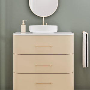 Serenia Rise Single Set - Corian® Sink & Countertop with 3 Drawers - ROVALUX