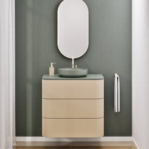Serenia Rise Single Set - Corian® Sink & Countertop with 3 Drawers - ROVALUX