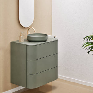 Serenia Rise Single Set - Corian® Sink & Countertop with 3 Drawers - ROVALUX