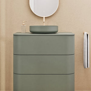 Serenia Rise Single Set - Corian® Sink & Countertop with 3 Drawers - ROVALUX