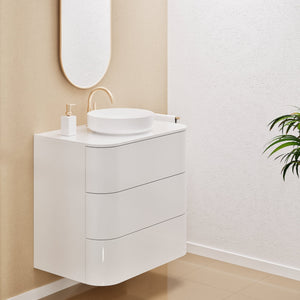 Serenia Rise Single Set - Corian® Sink & Countertop with 3 Drawers - ROVALUX
