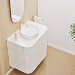 Serenia Rise Single Set - Corian® Sink & Countertop with 3 Drawers - ROVALUX