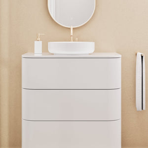 Serenia Rise Single Set - Corian® Sink & Countertop with 3 Drawers - ROVALUX