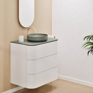 Serenia Rise Single Set - Corian® Sink & Countertop with 3 Drawers - ROVALUX