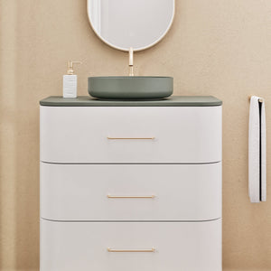 Serenia Rise Single Set - Corian® Sink & Countertop with 3 Drawers - ROVALUX