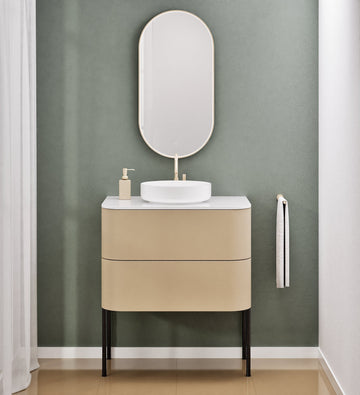 Bisque lacquered wood