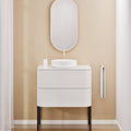  White lacquered wood