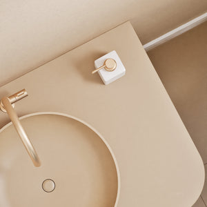 Serenia – Corian® Top Mounted Basin Unit with 2 Drawer Vanity - ROVALUX