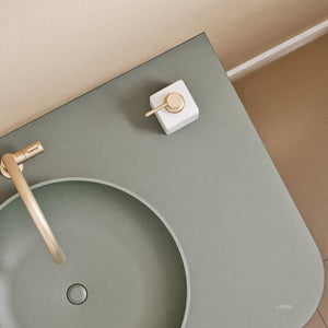 Serenia Rise Single Set - Corian® Sink & Countertop with 3 Drawers - ROVALUX