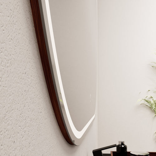 Aurora Ova Mirror with Integrated LED Lighting - ROVALUX