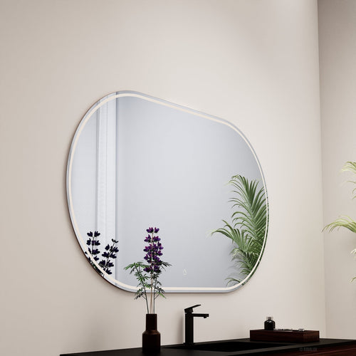 Aurora Ova Mirror with Integrated LED Lighting - ROVALUX