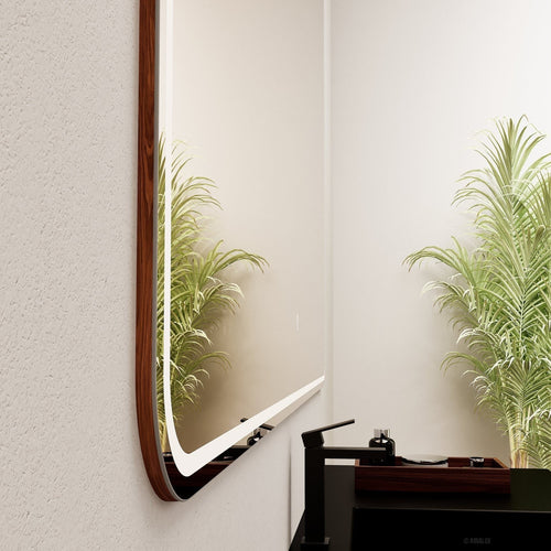 Aurora RECTO Mirror with Integrated LED Lighting - ROVALUX